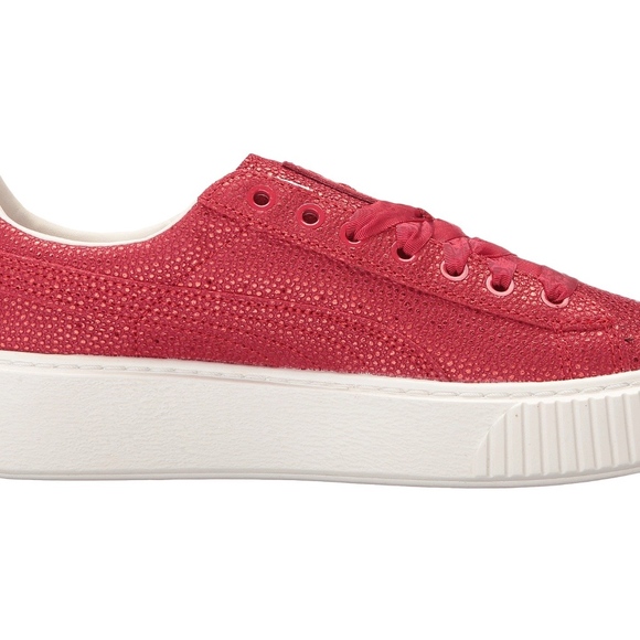 PUMA Womens Basket Platform Lux Toreador Sneaker - Picture 8 of 8